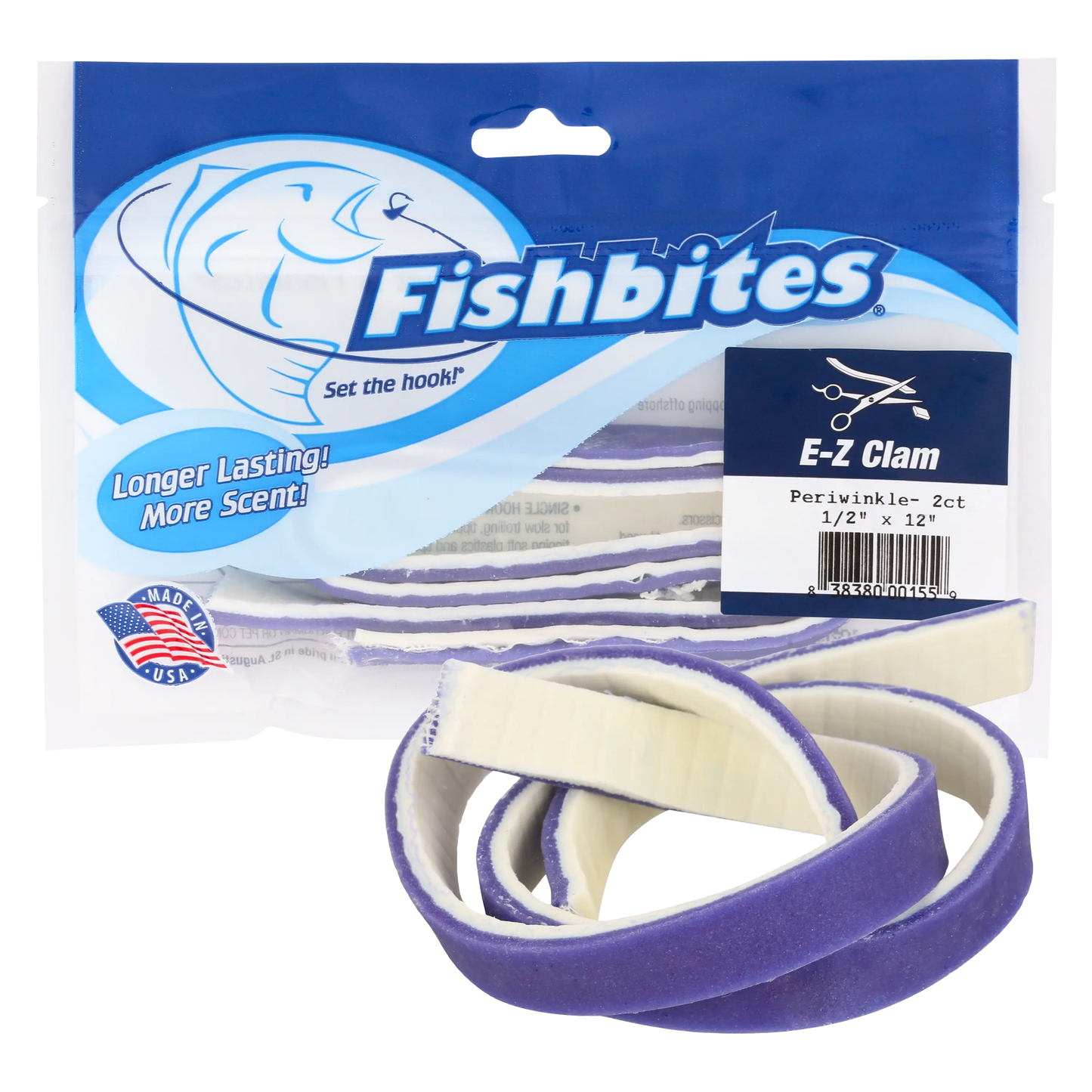 Fishbites E-Z Baits - Clam - Long Lasting