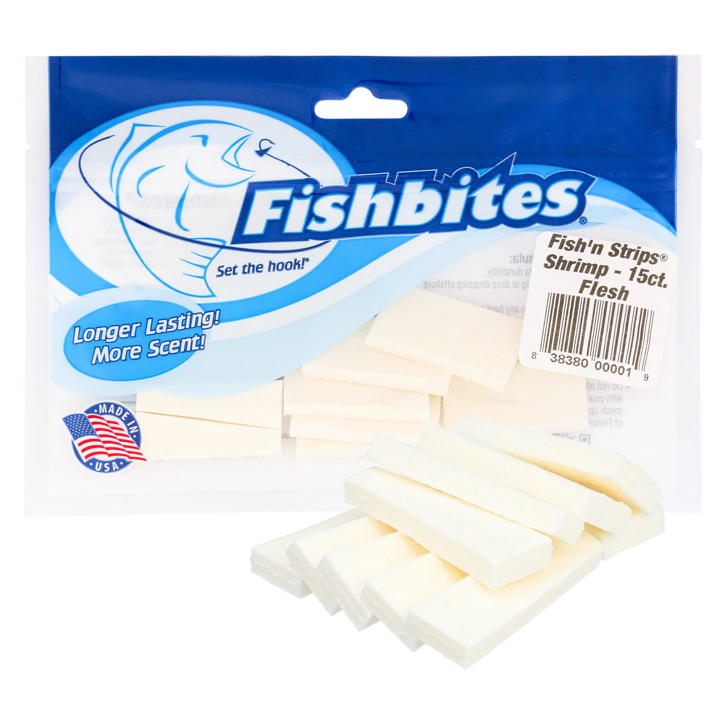 Fishbites Fish’n Strips® Shrimp - Long Lasting