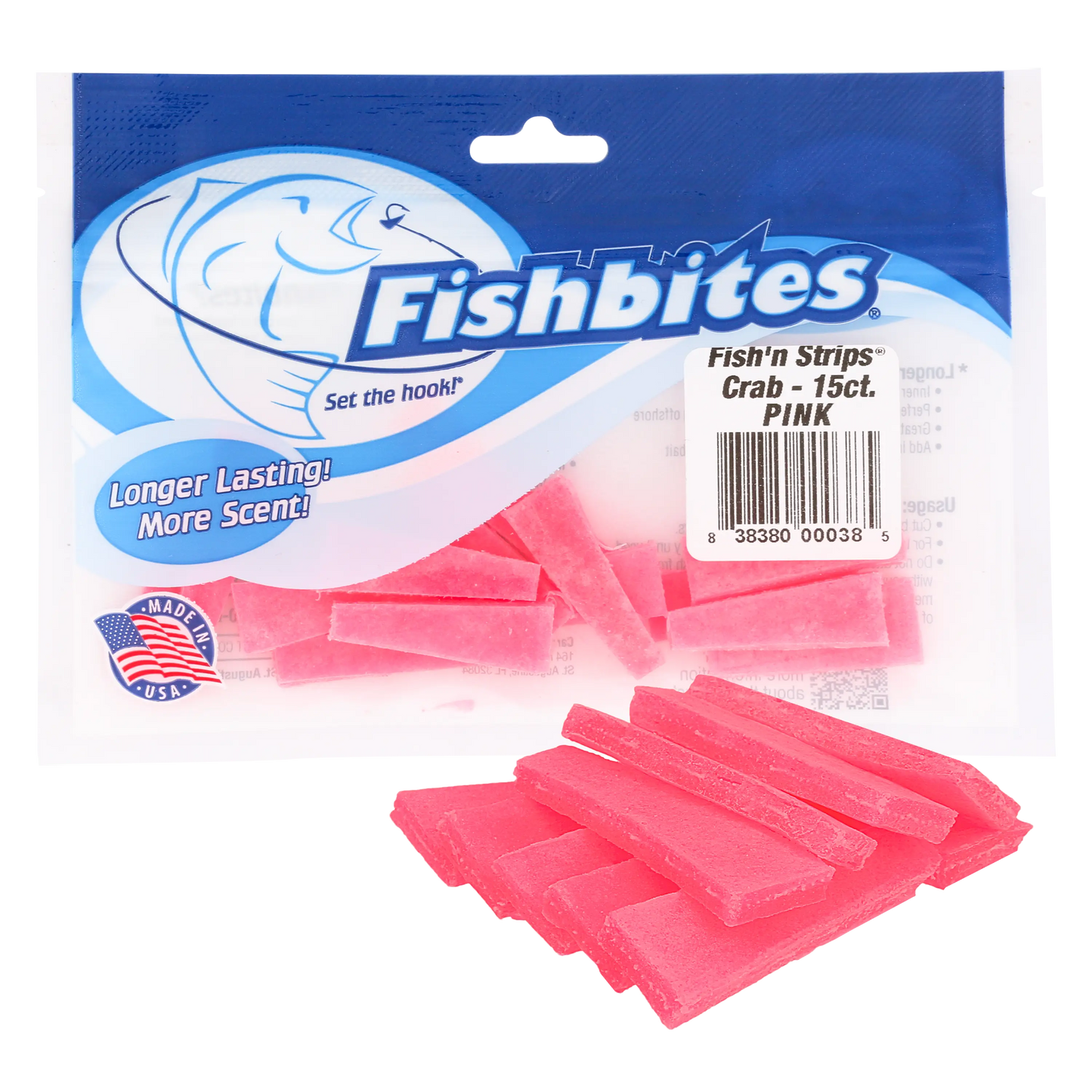 Fishbites Fish’n Strips® Crab - Long Lasting