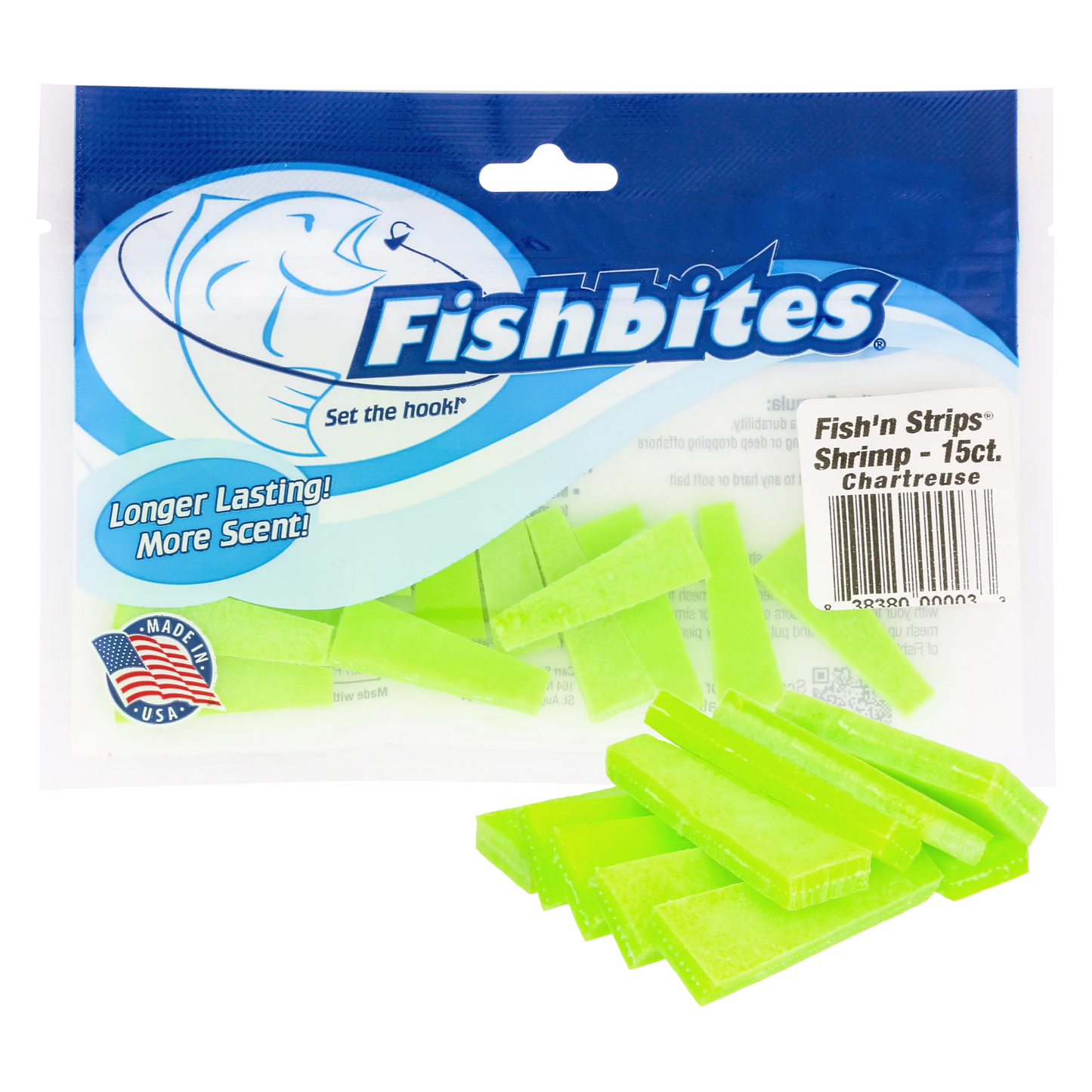 Fishbites Fish’n Strips® Shrimp - Long Lasting