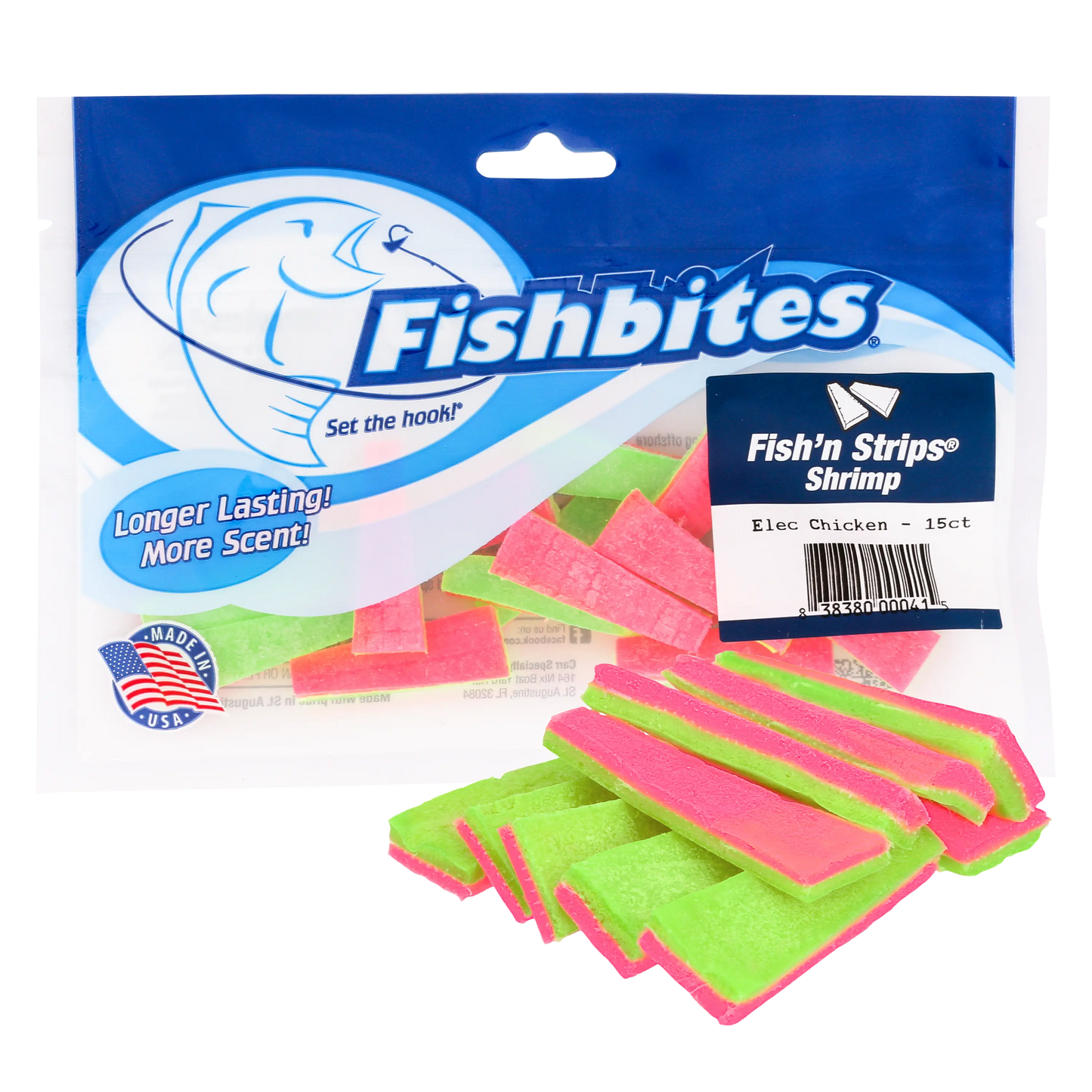 Fishbites Fish’n Strips® Shrimp - Long Lasting
