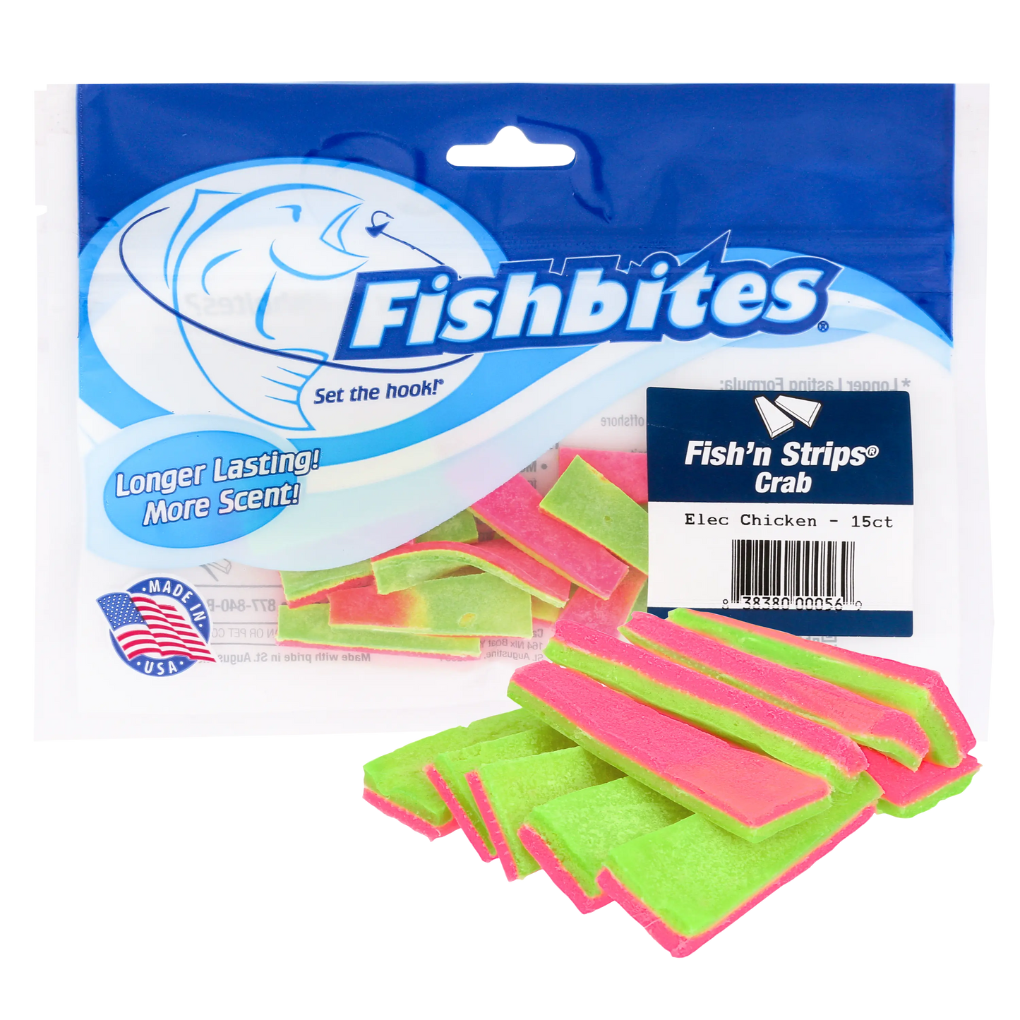 Fishbites Fish’n Strips® Crab - Long Lasting