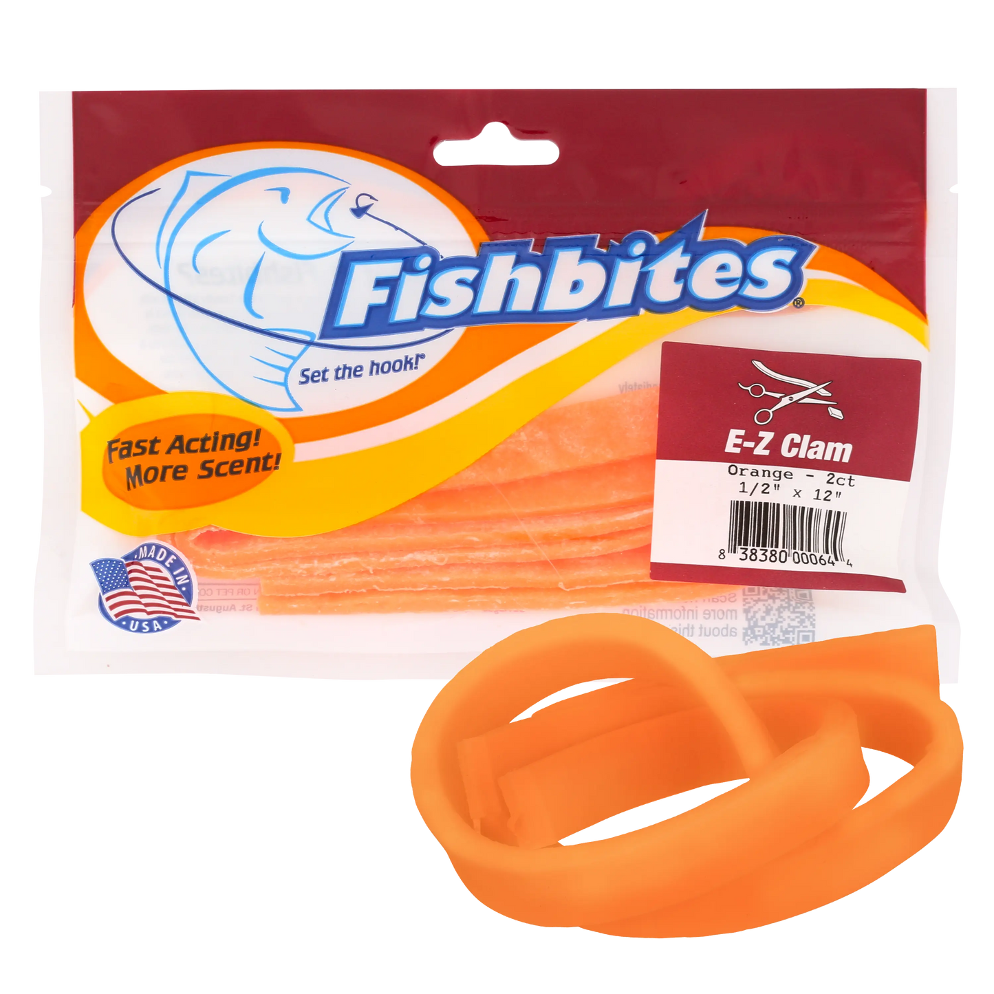 Fishbites E-Z Baits - Clam - Fast Acting