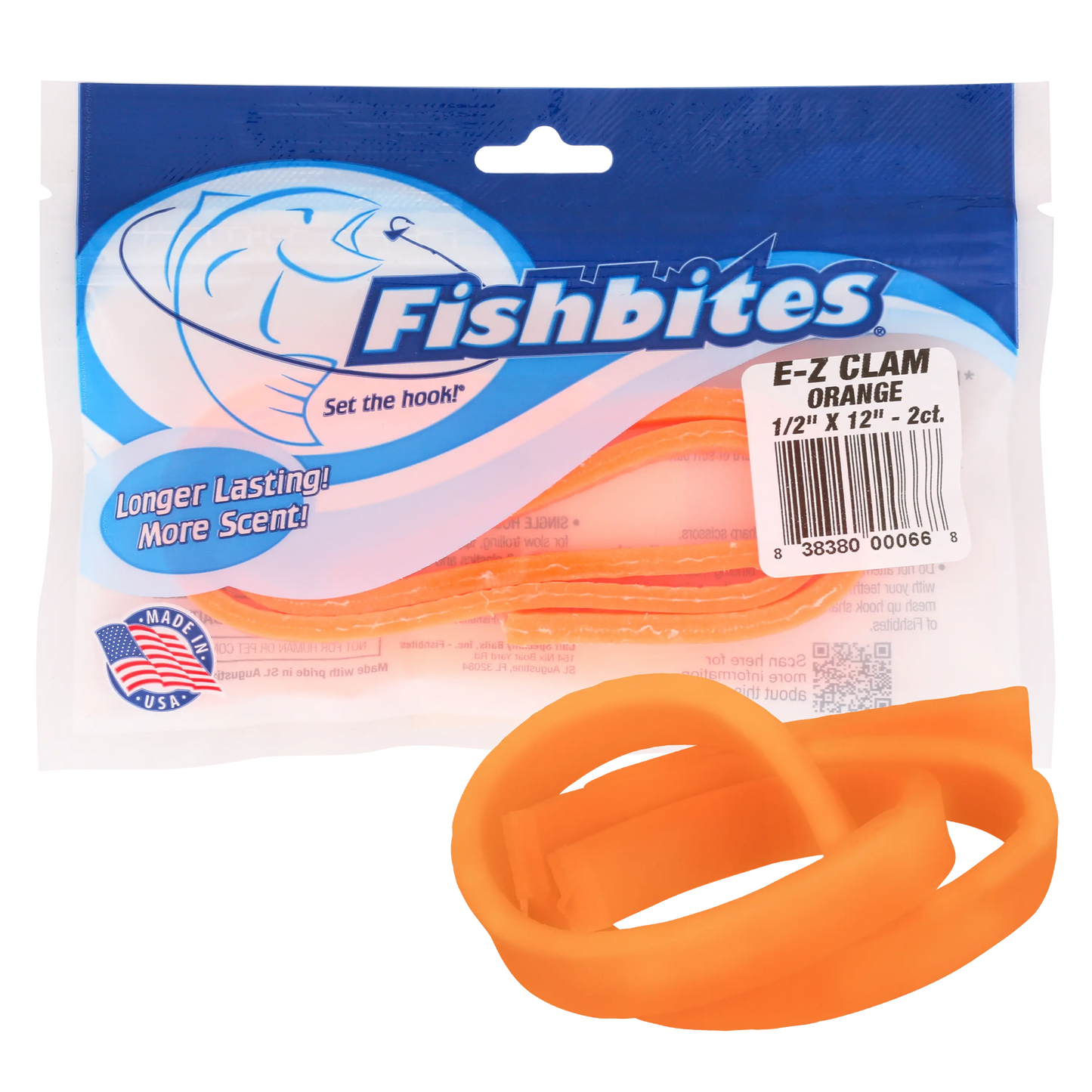 Fishbites E-Z Baits - Clam - Long Lasting