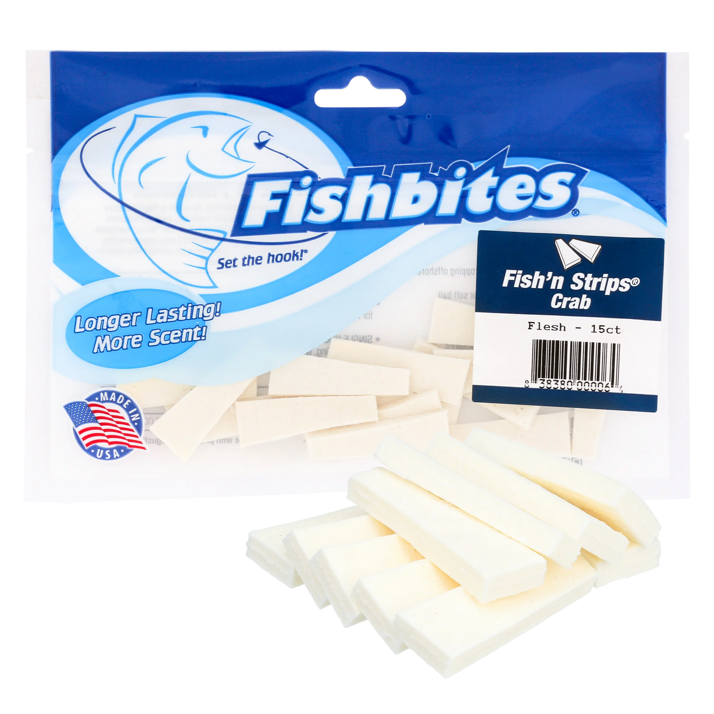 Fishbites Fish’n Strips® Crab - Long Lasting