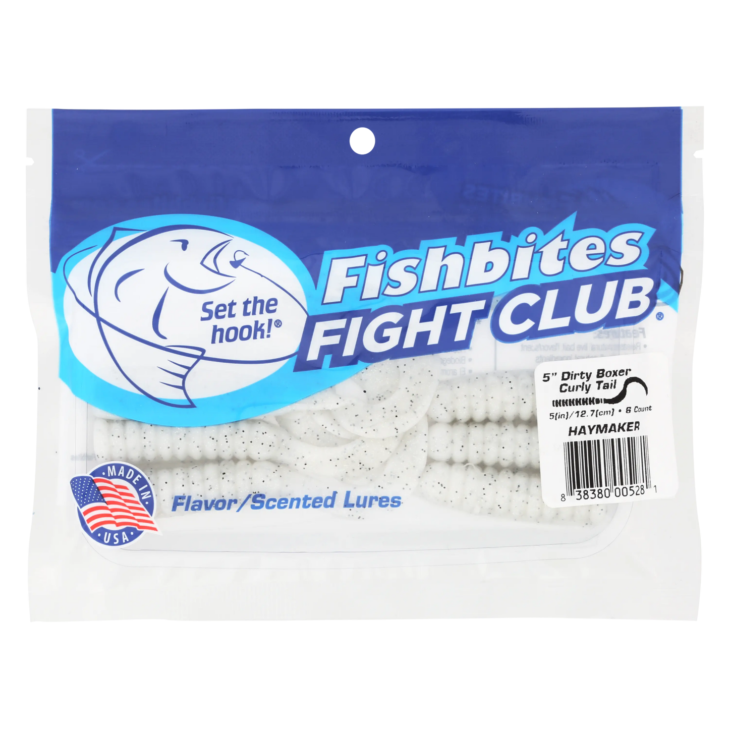 Fishbites Fight Club 5" Dirty Boxer Curly Tail