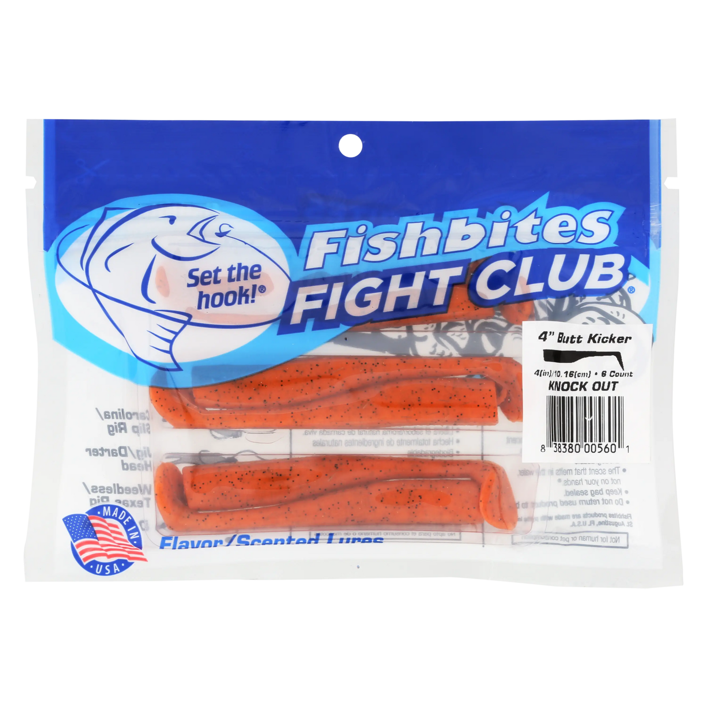 Fishbites Fight Club 4" Butt Kicker Paddle Tail