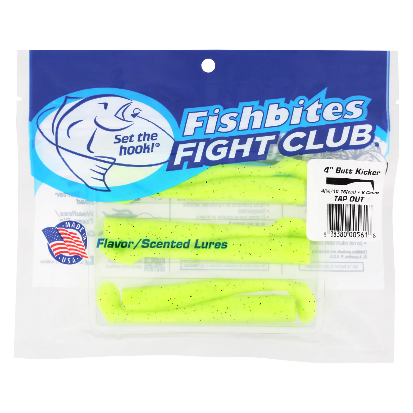 Fishbites Fight Club 4" Butt Kicker Paddle Tail