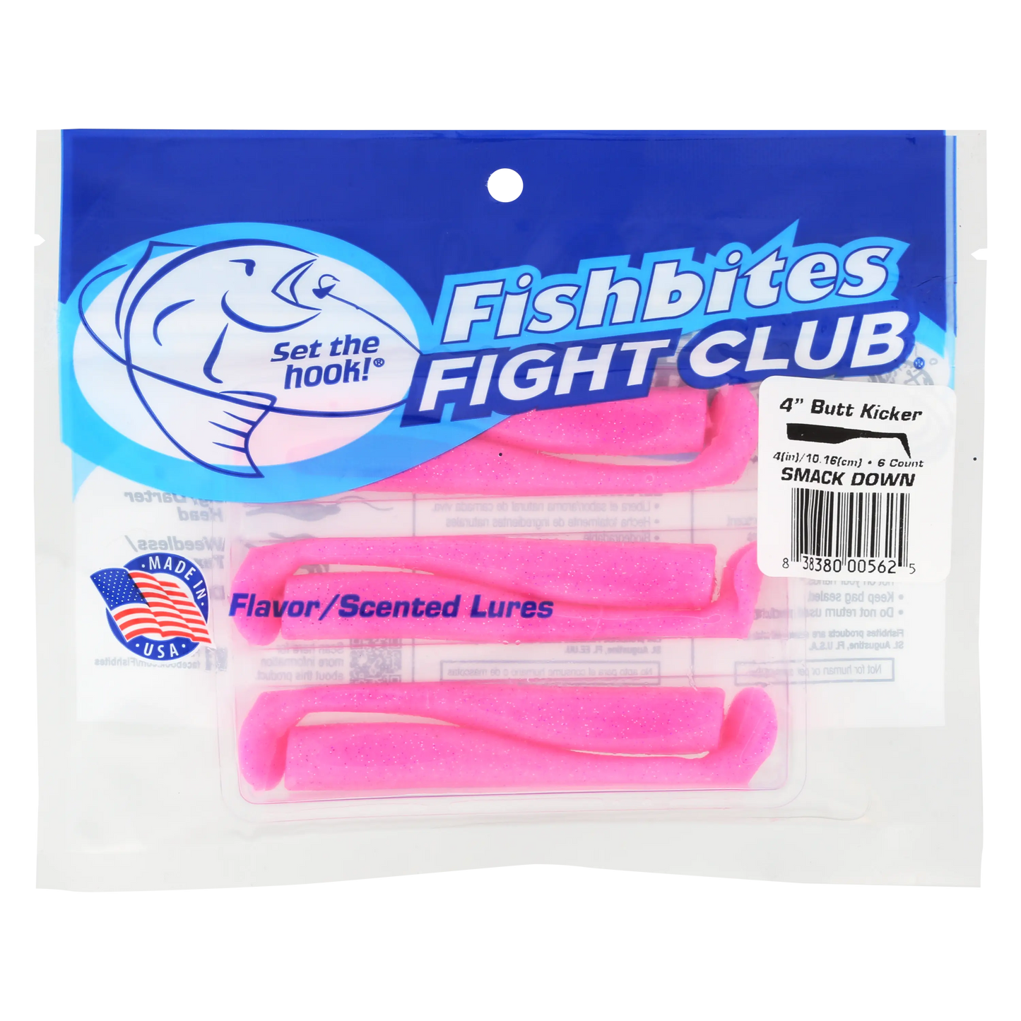 Fishbites Fight Club 4" Butt Kicker Paddle Tail