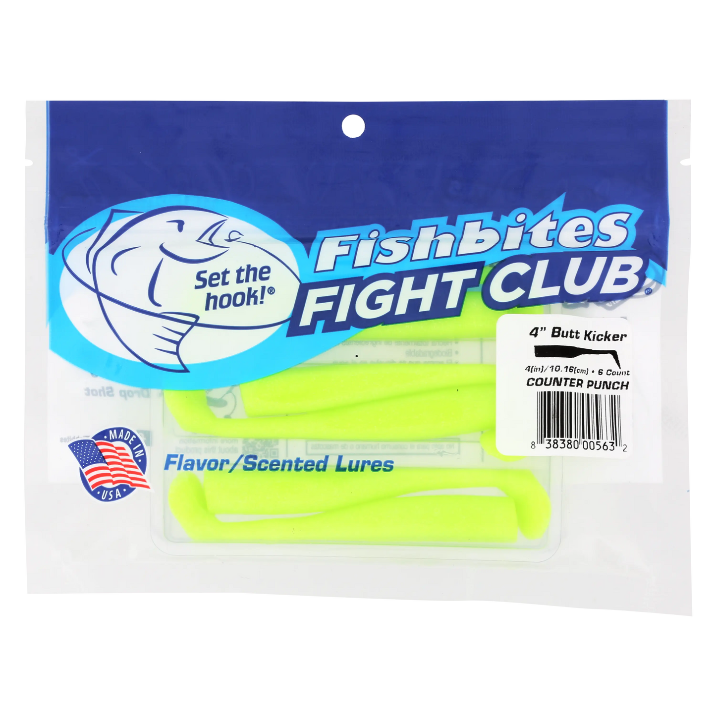 Fishbites Fight Club 4" Butt Kicker Paddle Tail