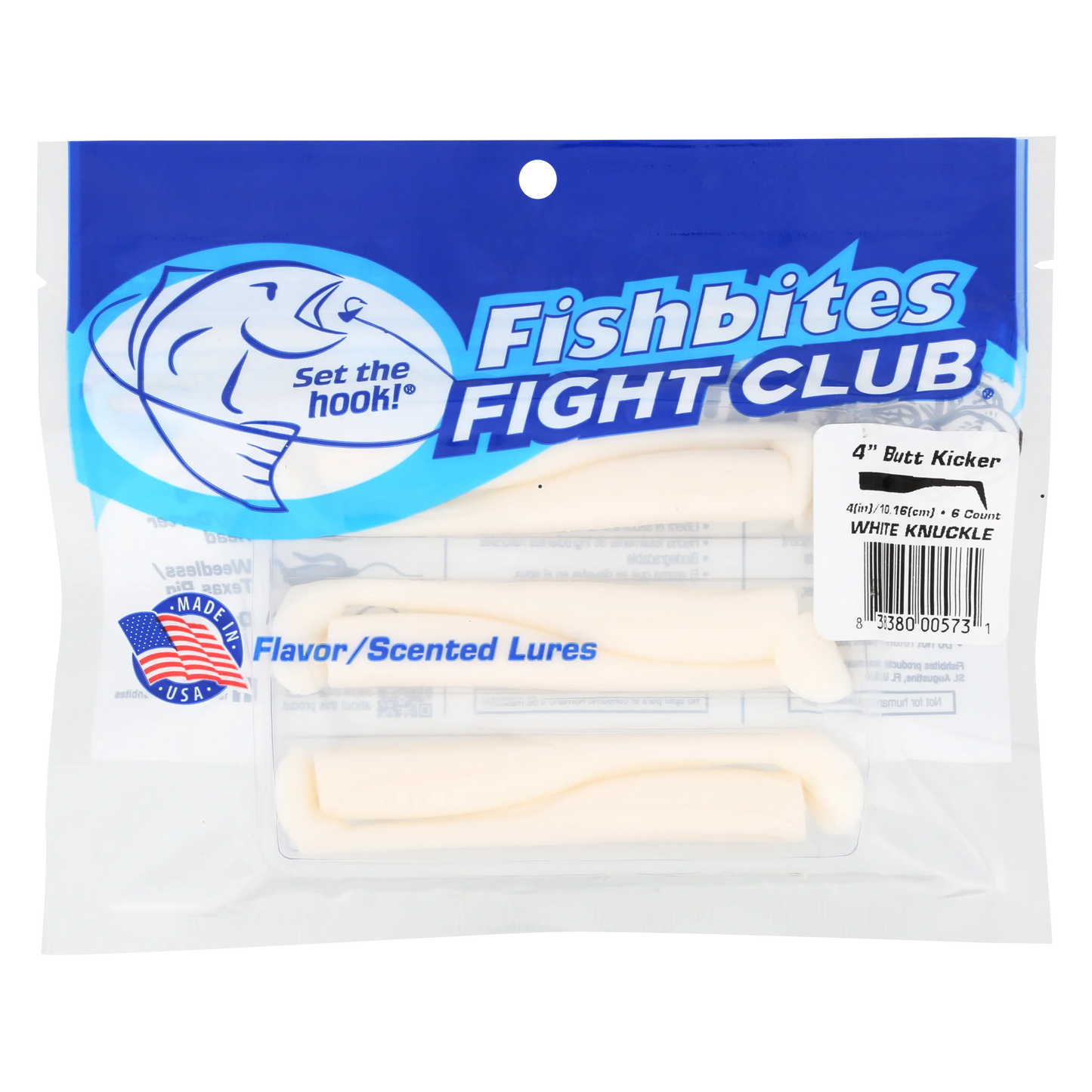 Fishbites Fight Club 4" Butt Kicker Paddle Tail