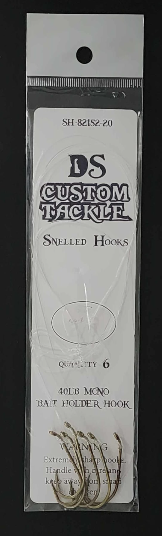 Snelled Baitholder Hooks - 6 Pack