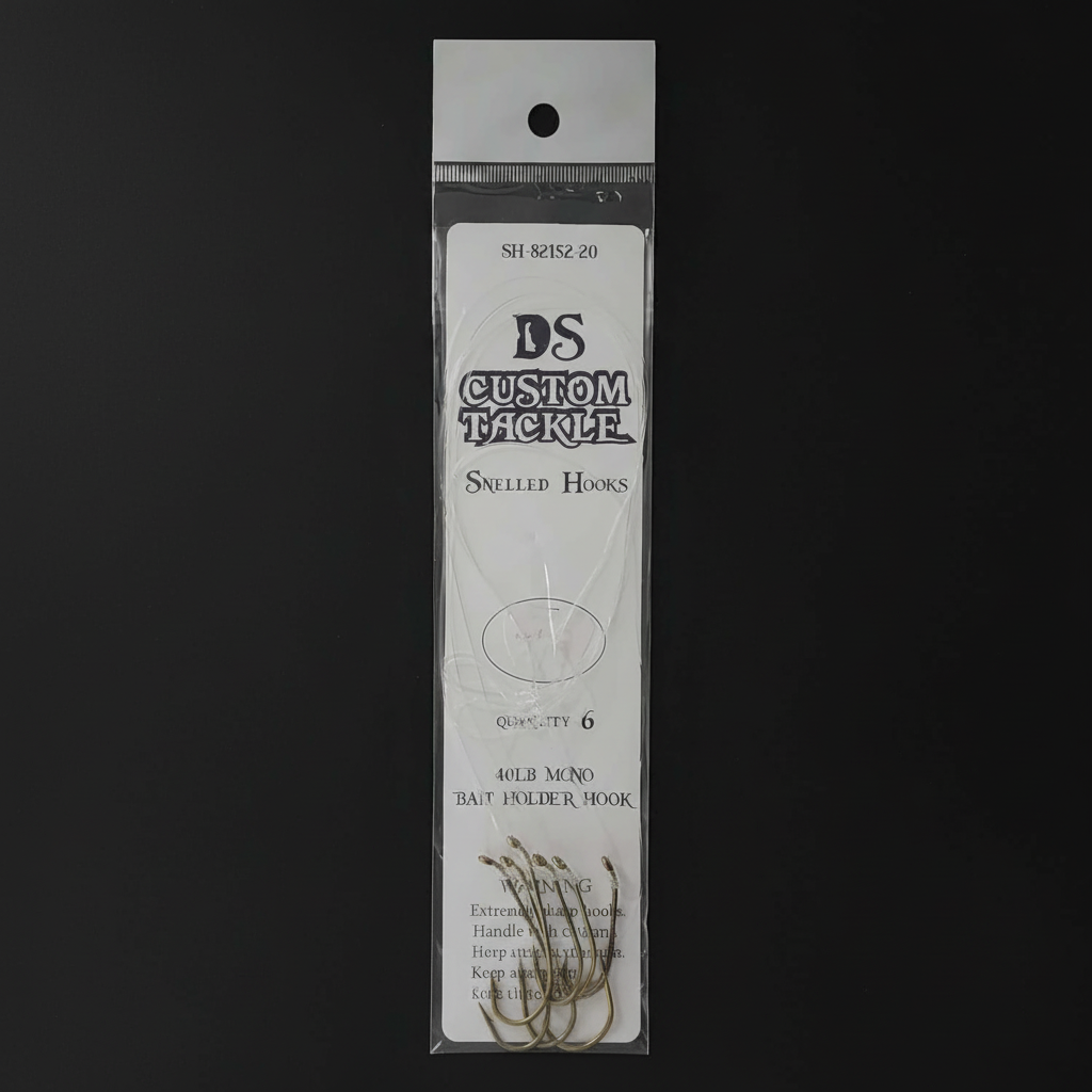 Snelled Baitholder Hooks - 6 Pack