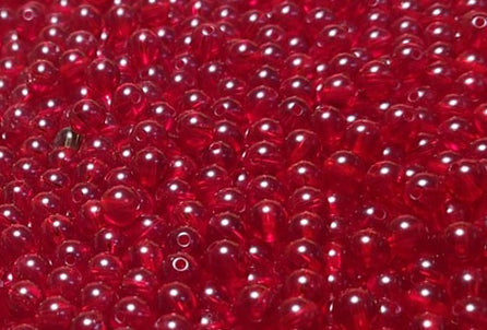 Bead - 6mm - Red - 24-Pack