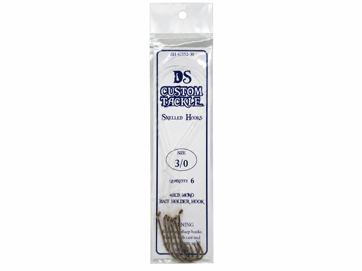 Snelled Baitholder Hooks - 6 Pack