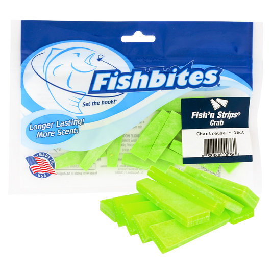 Fishbites Fish’n Strips® Crab - Long Lasting