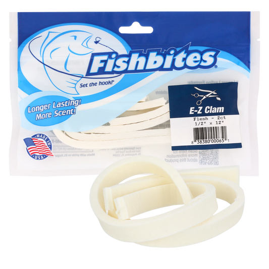 Fishbites E-Z Baits - Clam - Long Lasting