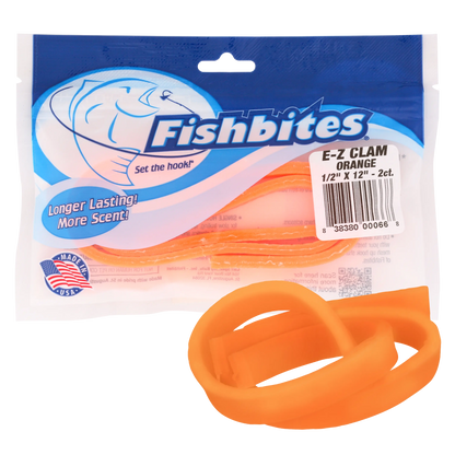 Fishbites E-Z Baits - Clam - Long Lasting