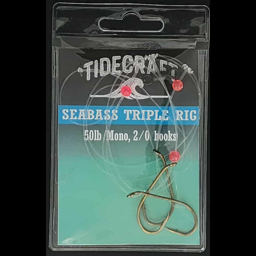 TideCraft Sea Bass Rig - Triple Drop