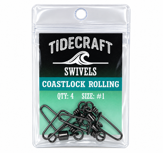 TideCraft Rolling Swivel w/Coastlock
