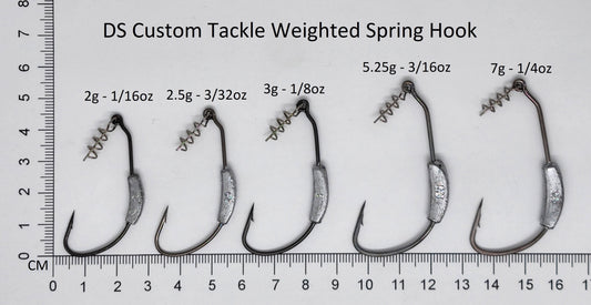 Weighted Spring Hook - 3 Pack