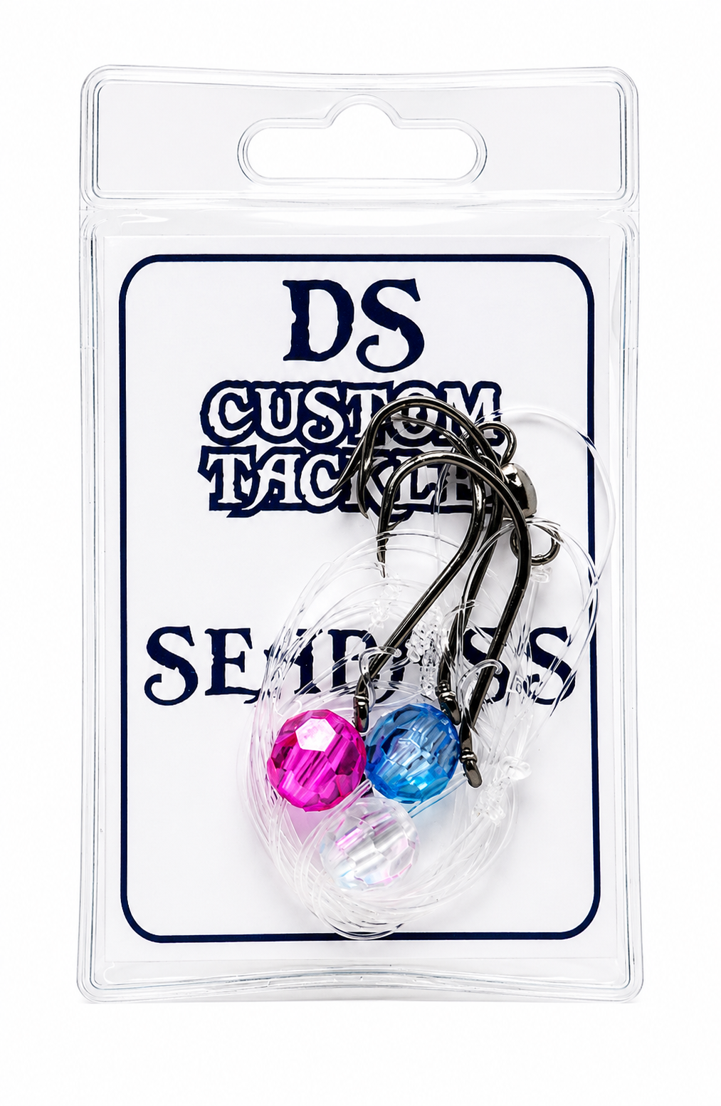 Sea Bass Rig - Triple Drop - Glo Bead