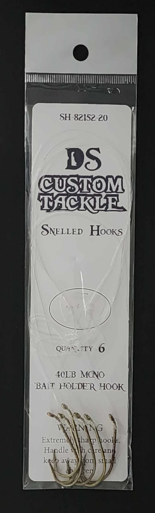 Snelled Baitholder Hooks - 6 Pack